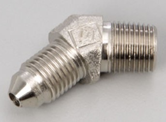 -4 AN To 1/8" NPT 45 Degree Fitting